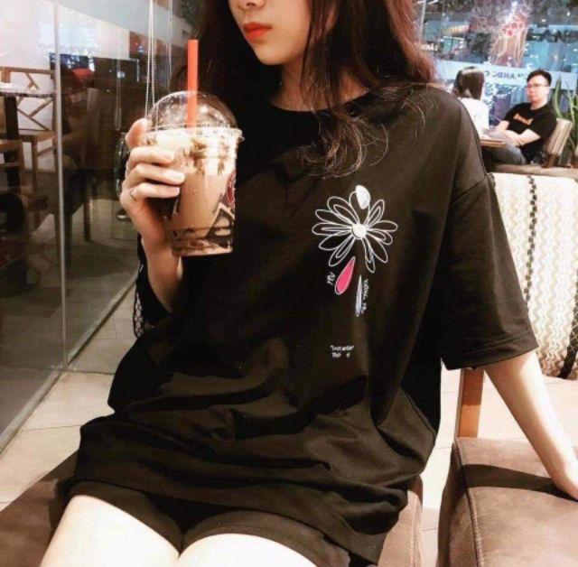 Áo thun tay lỡ unisex from rộng nam nữ, áo thun in hình nam nữ, áo tình nhân, áo đôi