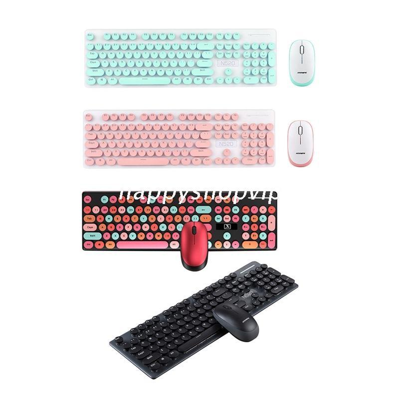 HSV Wireless Keyboard and Mouse Set Silent Desktop Computer Laptop Keypad Business Office Home Mute Mice Keyboard
