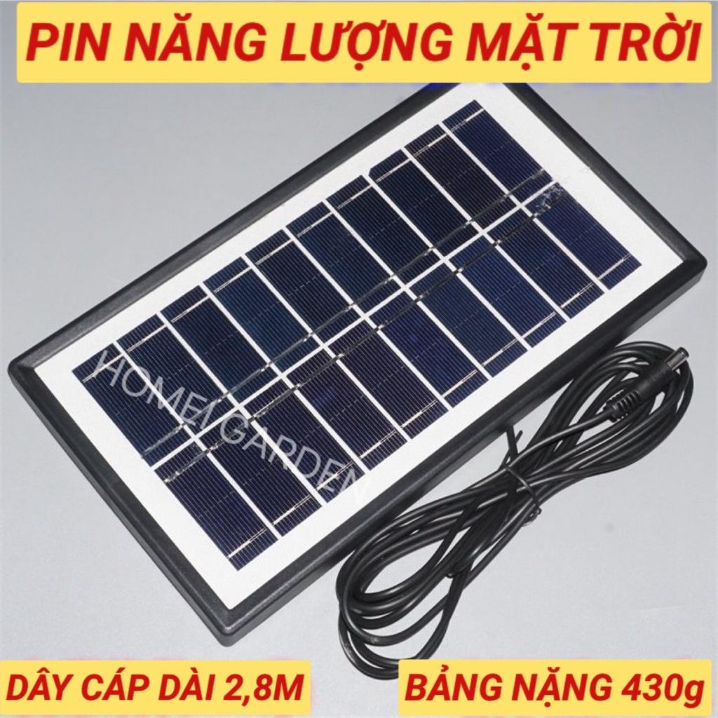 Tấm pin năng lượng mặt trời 10V 3.5W mới 100%, kèm dây điện và jack cắm - G0013