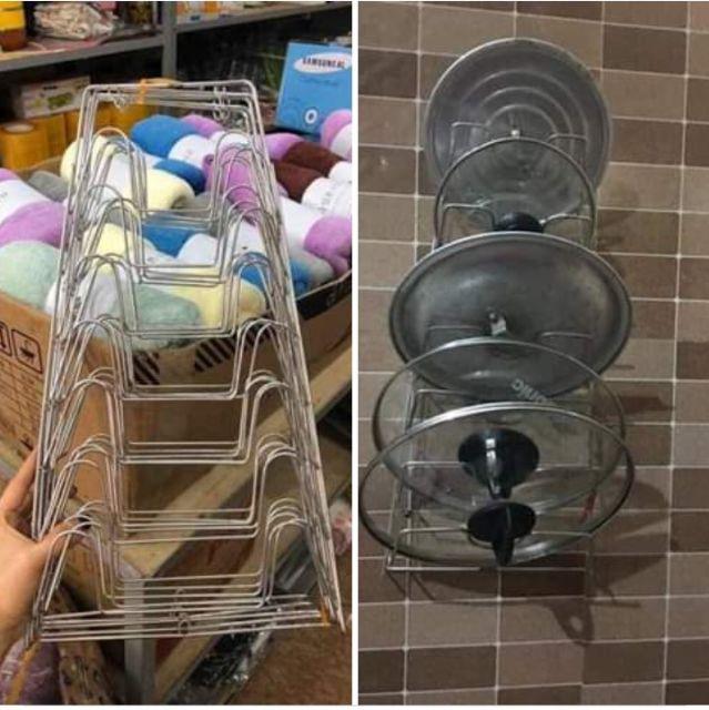 GIÁ TREO VUNG NỒI INOX 7 TẦNG