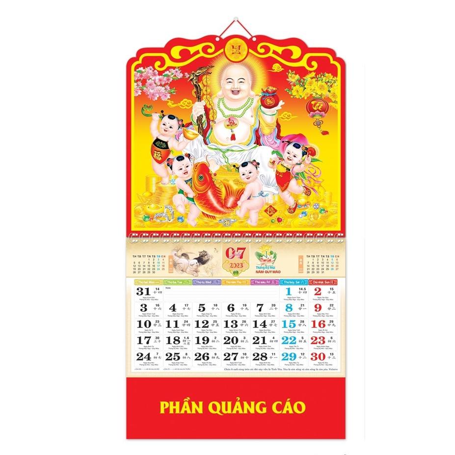 LỊCH Gắn Bìa THÁNG ( 38 x 68 ) NGẪU NHIÊN