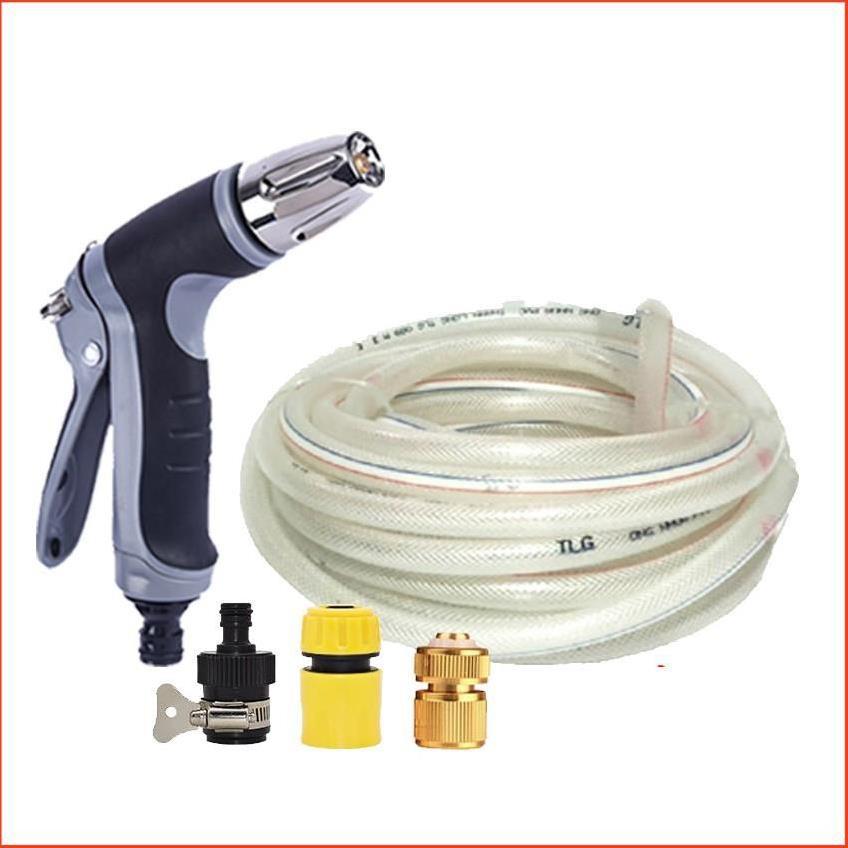 Bộ dây và vòi xịt rửa xe tưới cây tăng áp 3-5M 206817
