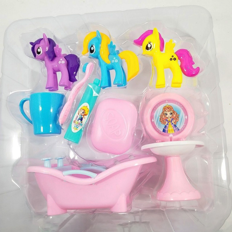 Bộ mô hình nhà tắm Pony