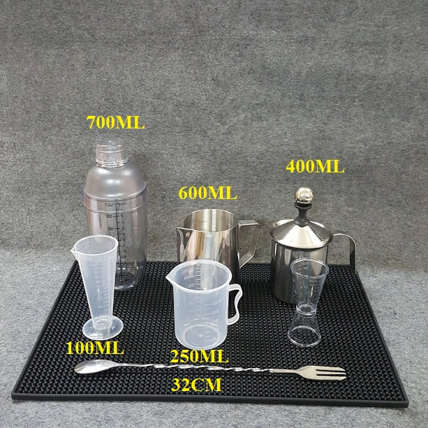 Combo 8 dụng cụ pha chế cà phê, barista