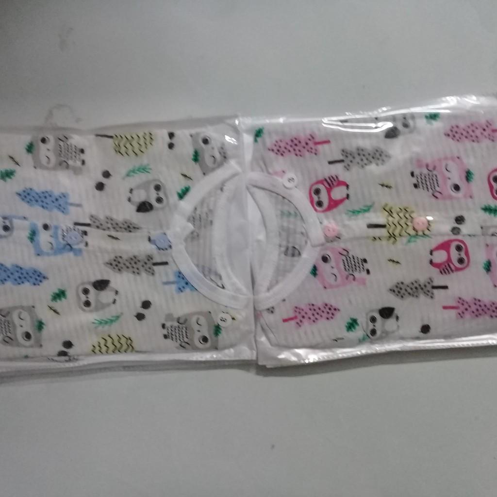 Combo 5 bộ cotton giấy thông hơi khuy giữa cho bé trai bé gái