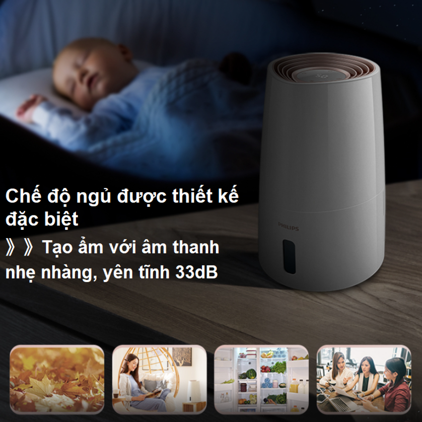 Máy tạo ẩm công nghệ NanoCloud Philips HU3916/00 - Hàng Nhập Khẩu