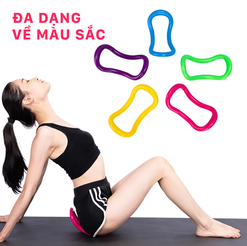 Vòng Tập YOGA Pilates Myring - YOGA QG, Nhựa ABS Cao Cấp, Hỗ Trợ Tập Yoga Và Massage Đa Năng