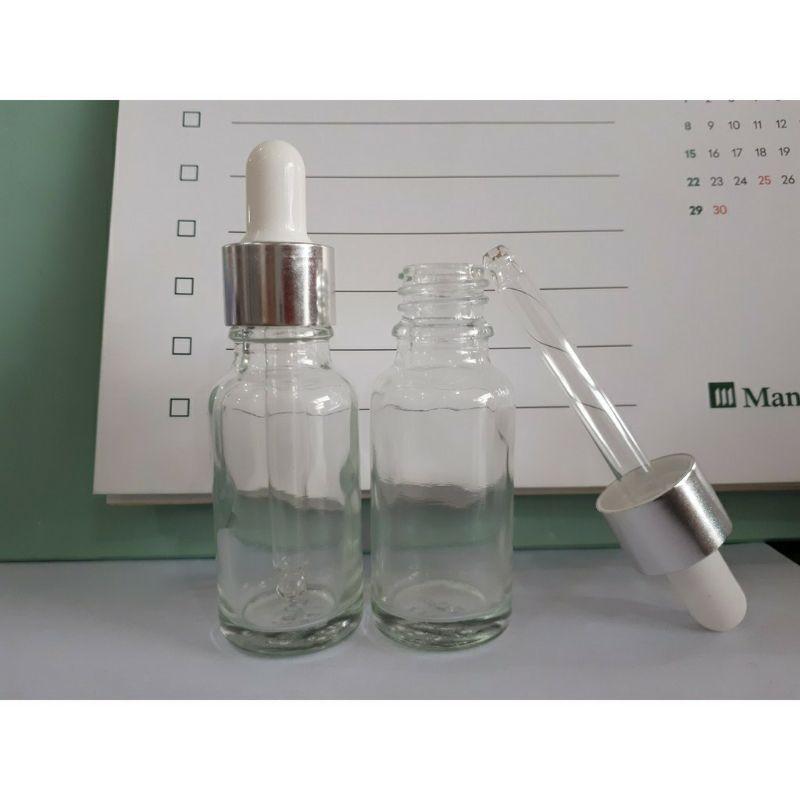 Lọ Tinh Dầu Rỗng 20ml Khoen Vàng hoặc Bạc Thân Nhiều Màu Siêu Xinh