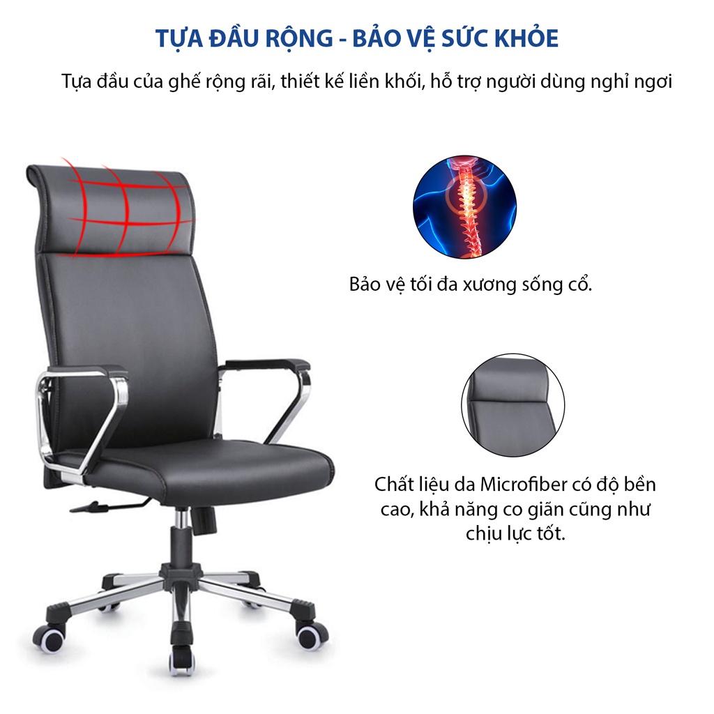 Ghế giám đốc GOVI Titan T12 Da Microfiber sang trọng