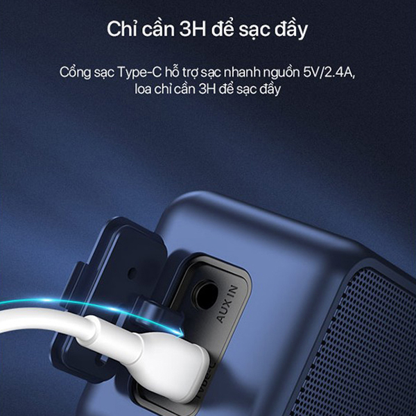 Loa Bluetooth 5.0 – Chống Nước IPX7, Công suất 20W, Pin 3600mAh, Hỗ trợ thẻ Micro SD và cổng AUX –  HÀNG CHÍNH HÃNG