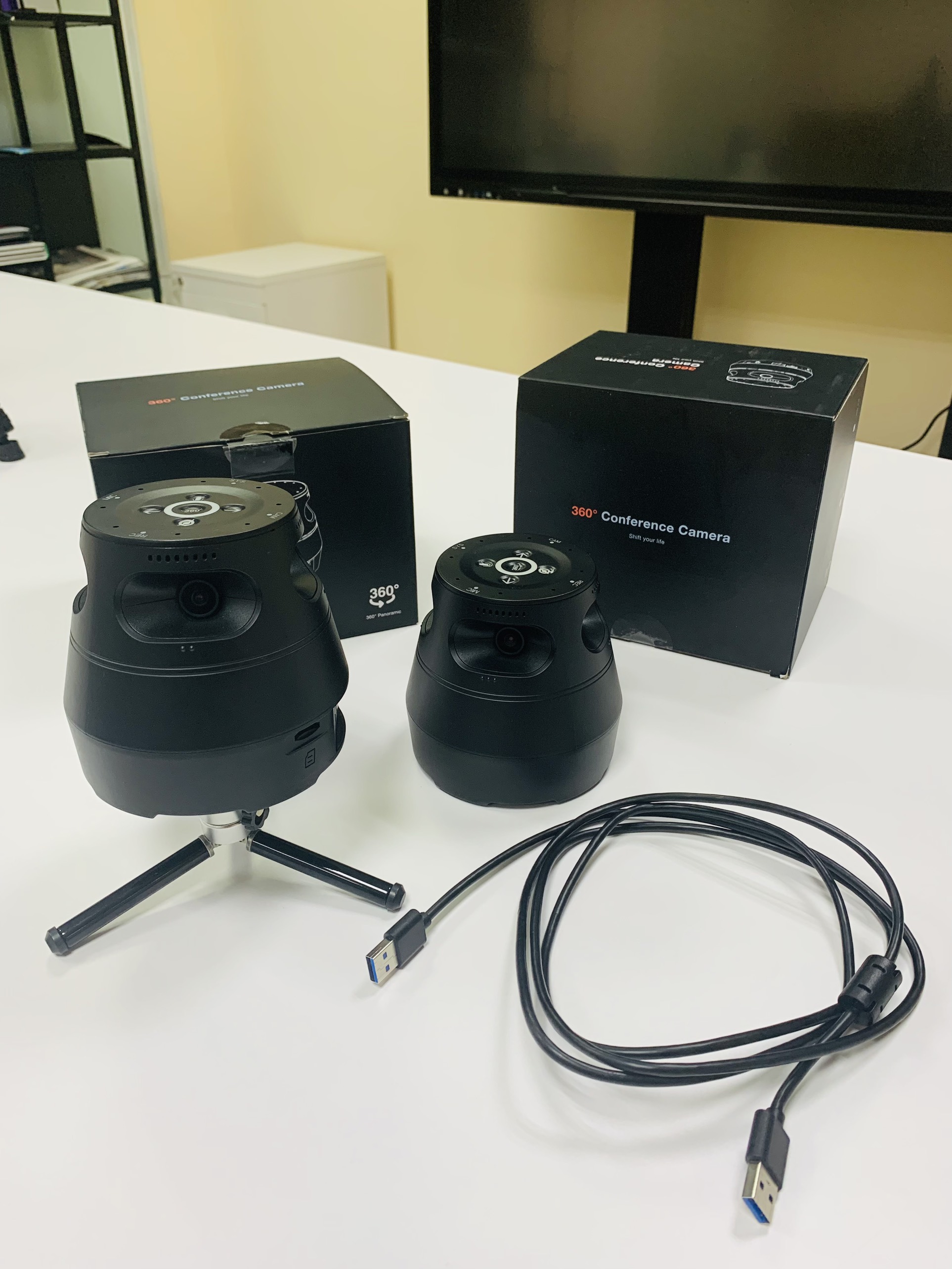 Camera 360 AI soundtrack, Camera hội nghị 360, camera phòng họp 360, webcam, camera USB,camera máy tính, Hàng chính hãng.