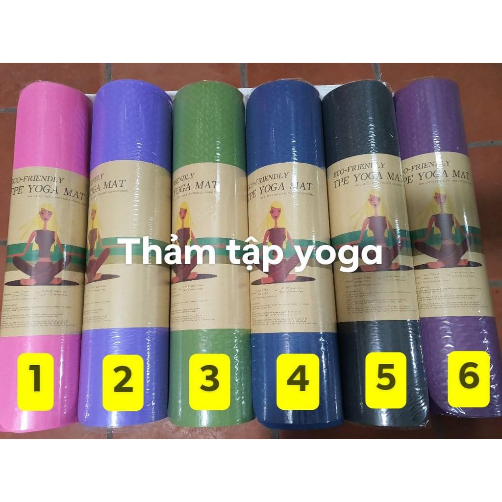 thảm tập yoga 2 mặt 6mm