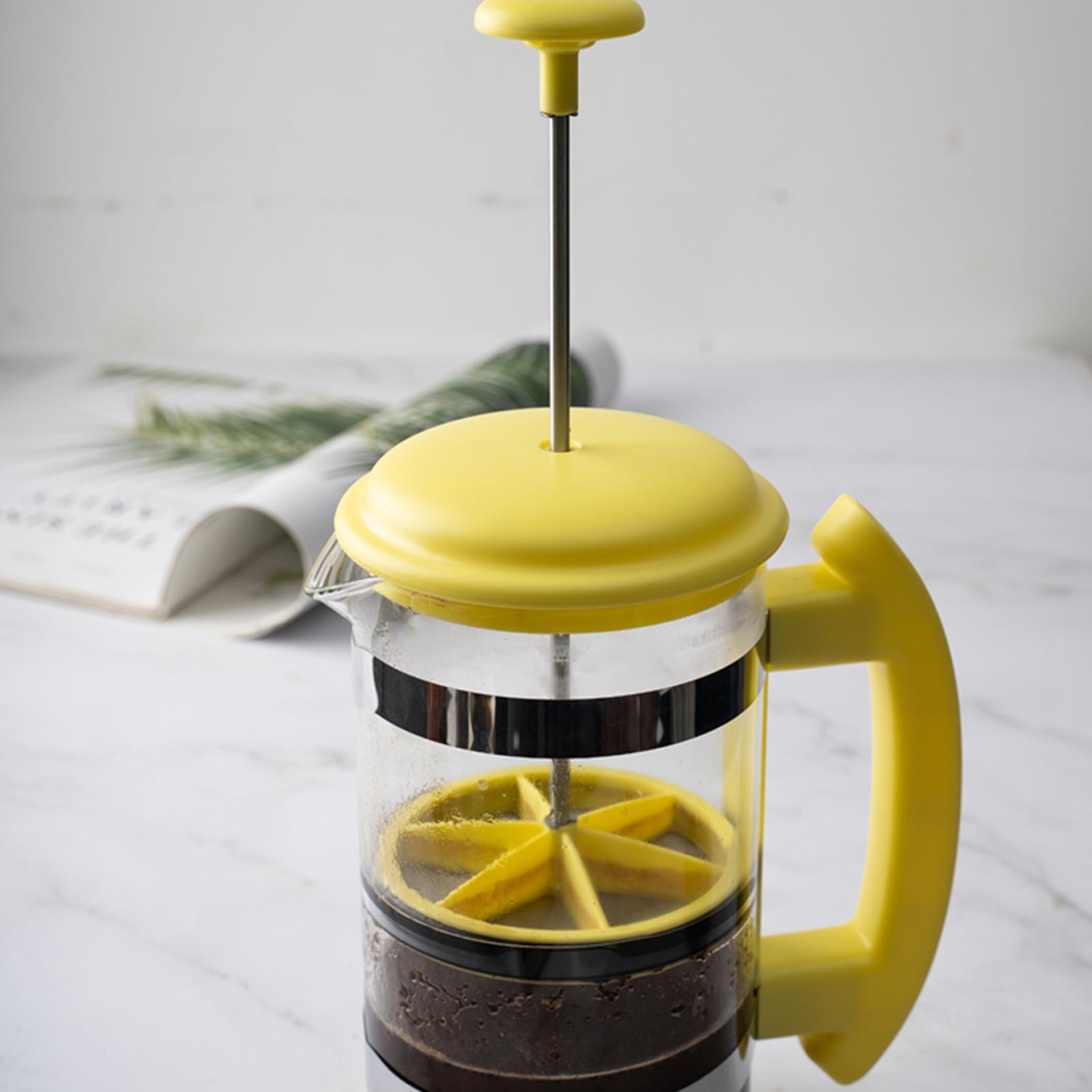 French Press Coffee Maker, 34OZ Coffee Maker, Heat Resistant Borosilicate Glass Tea Maker