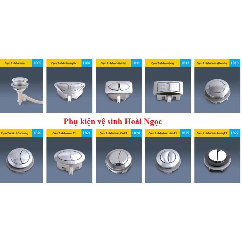 Bộ nút nhấn nắp sứ bồn câu - hàng THAY THẾ