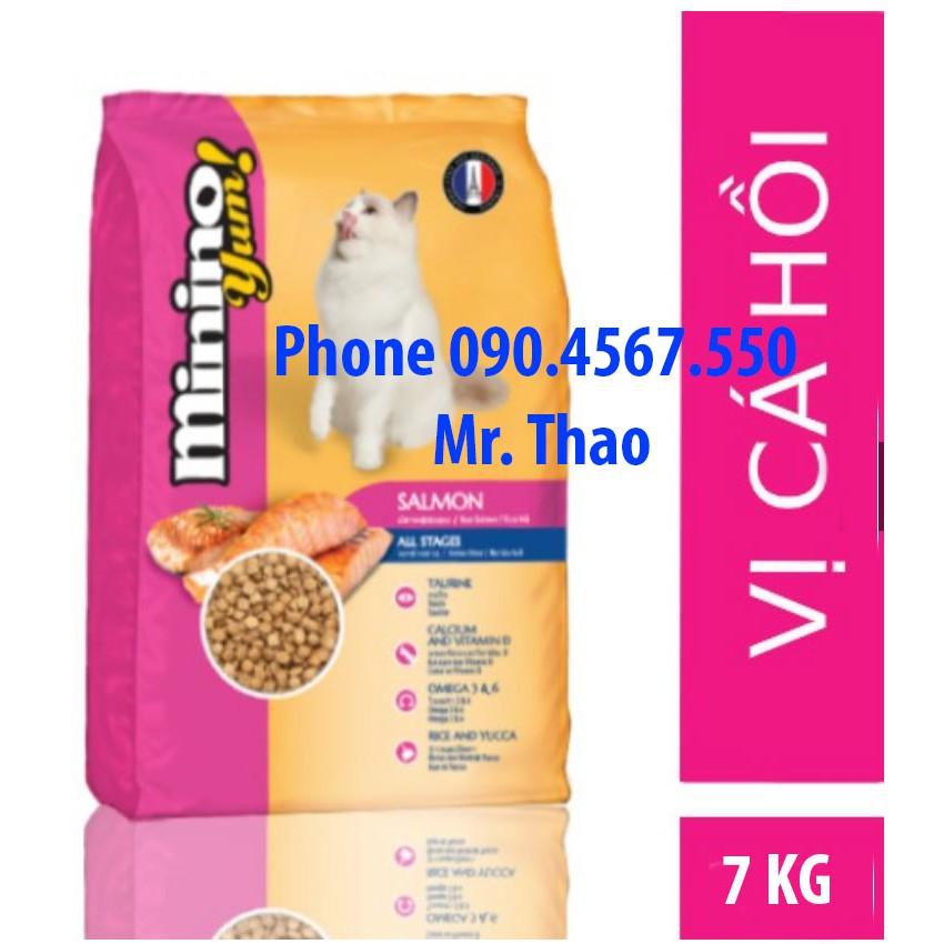 Thức ăn cho mèo mọi lứa tuổi Minino Yum Salmon - Thức ăn cho mèo Vị Cá Hồi