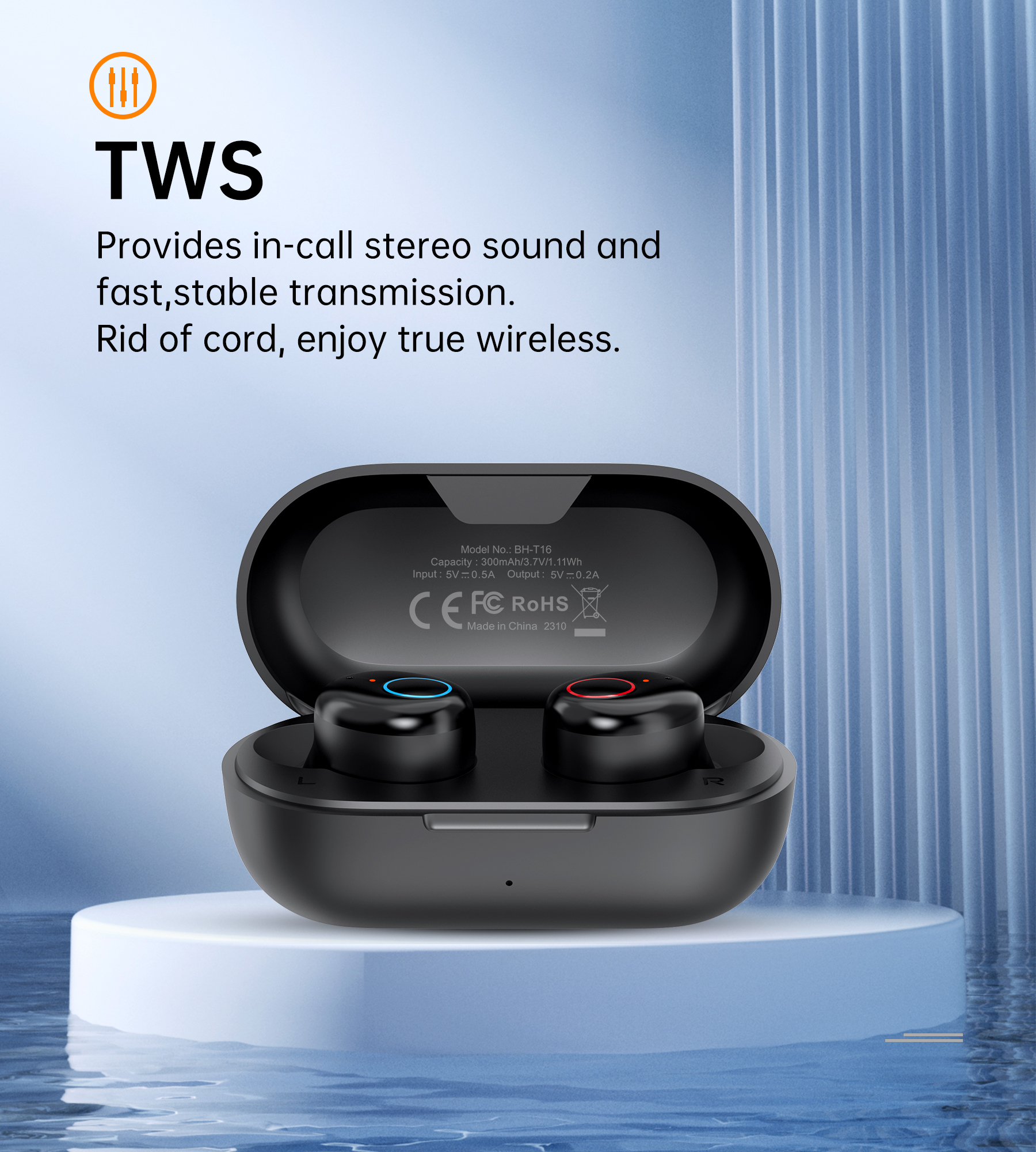 Tai Nghe Choetech BH-T16 Bluetooth True Wireless  (Hàng chính hãng)