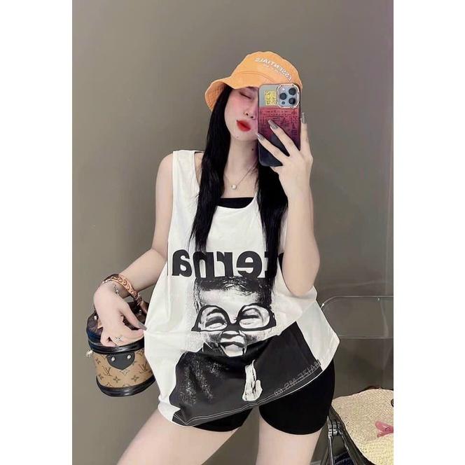 SET ĐI CHƠI, SET 3 MÓN ÁO TANTOK KÈM ÁO ỐNG PHỐI QUẦN LEGGING NGẮN CỰC HOT - Black