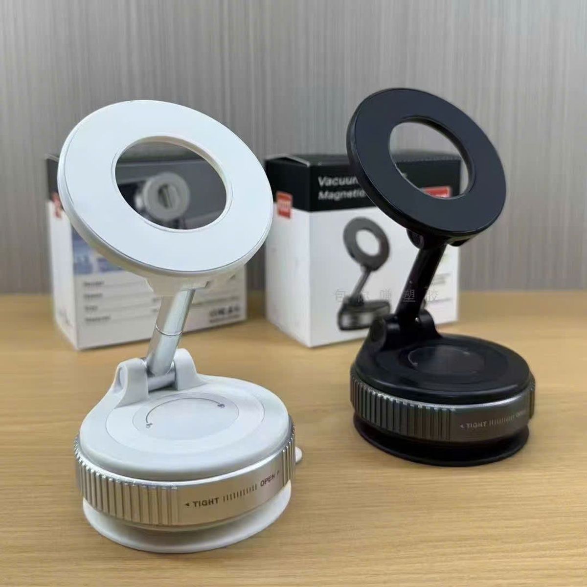 Giá đở điện thoại K007 hít nam châm hút chân không sử dụng ipad, oto, bàn làm việc đa năng xoay 360 mẫu mới cao cấp