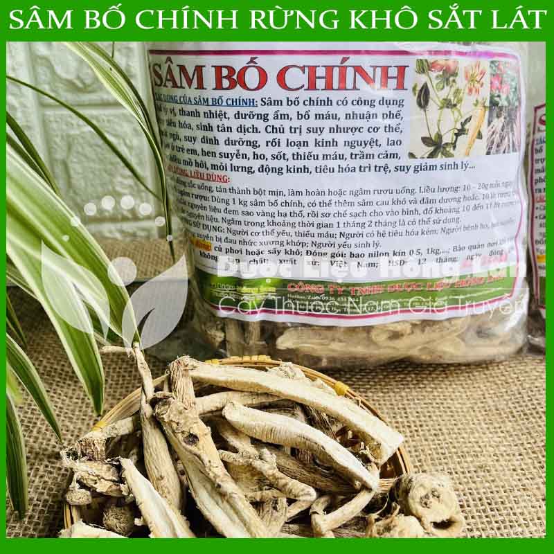 SÂM BỐ CHÍNH khô sắt lát đóng gói 500g - Hàng Công Ty loại 1