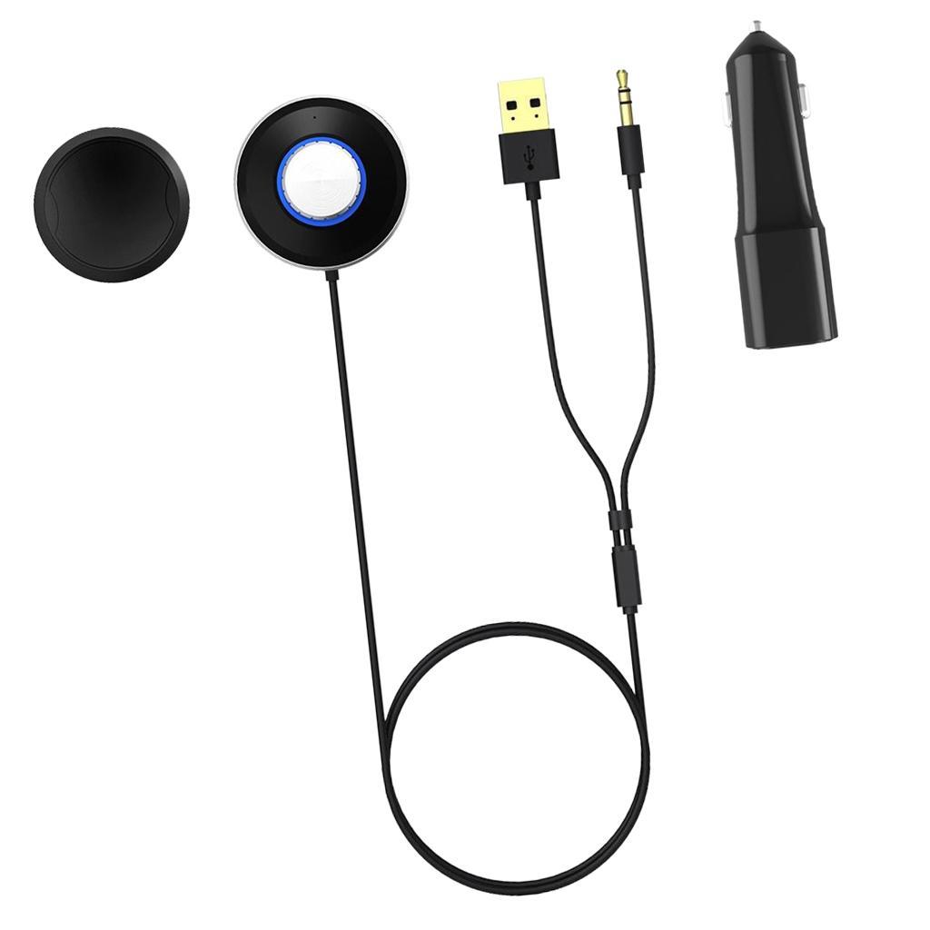 Bluetooth Audio Receiver v4.0 Car Music Receiver with USB Car Charger