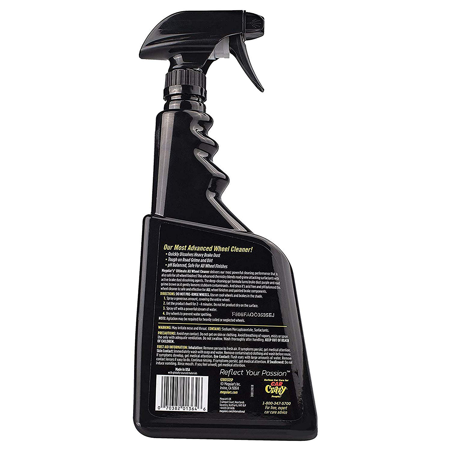 Meguiar's Sản phẩm làm sạch lazang xe dòng Ultimate - Ultimate All Wheel Cleaner  G180124 - 710 ml