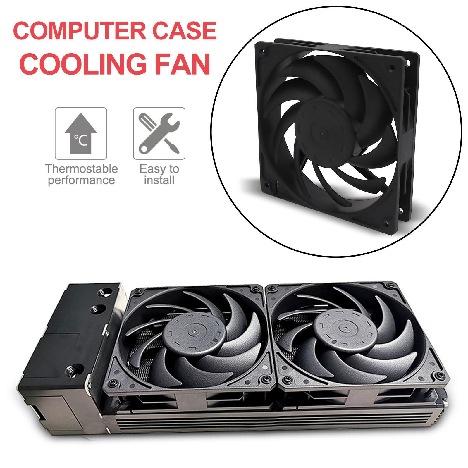 Quiet Cooling Case Fan 12cm/120mm DIY 4-Pin for Computer Case Mining Rig