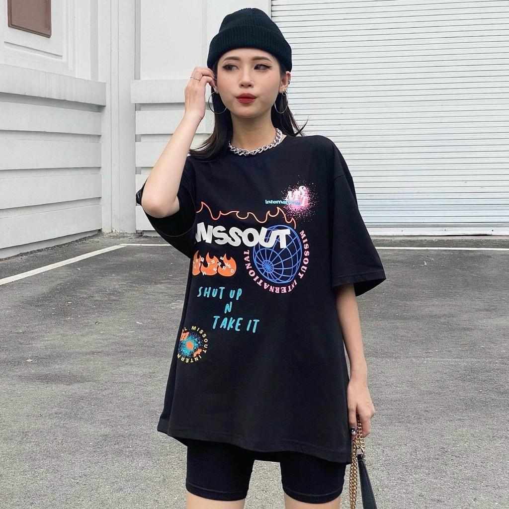 Áo thun unisex tay lỡ MST SQUAD TEE vải dày mịn cực đẹp || Hany Shop