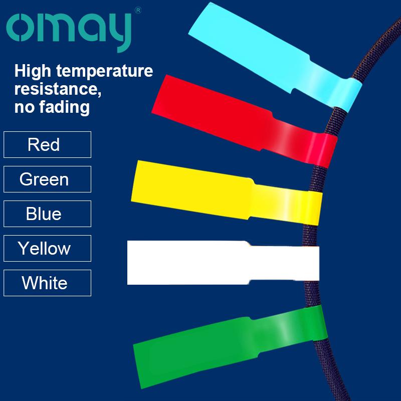 Nhãn cáp giấy 150pcs/5 tấm thẻ đánh dấu mạng lưới máy in laser không thấm nước