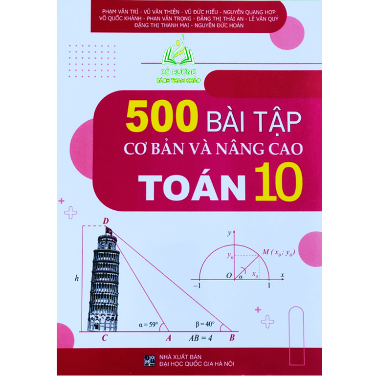 Sách - 500 bài tập cơ bản và nâng cao toán 10