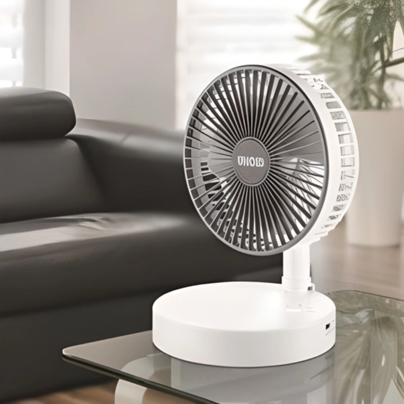 Quạt Sạc Tích Điện Gấp Gọn UNOLD 86720, Quạt Sạc Mini, Pin Bền Lên Tới 10h, Nhập Đức, BH 12 Tháng