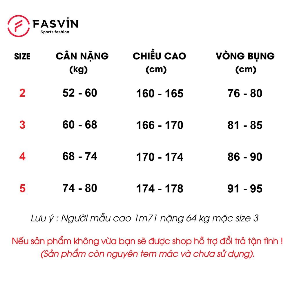 Bộ thể thao nam Fasvin AT20252.HN chất vải mềm nhẹ co giãn mát mẻ không bai không xù