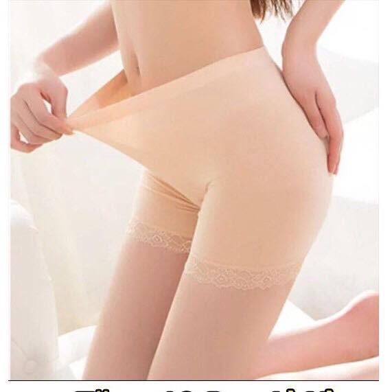 Quần Mặc Trong Váy Cotton Phối Ren Đẹp