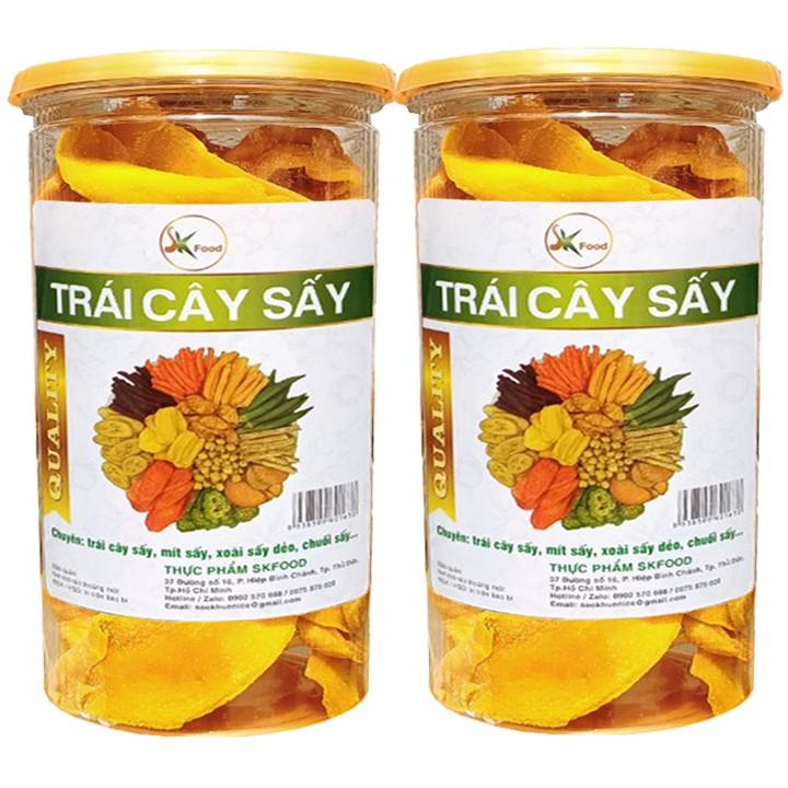 XOÀI SẤY VỊ CHUA NGỌT THANH NHẸ - MỖI HŨ 300G SK FOOD