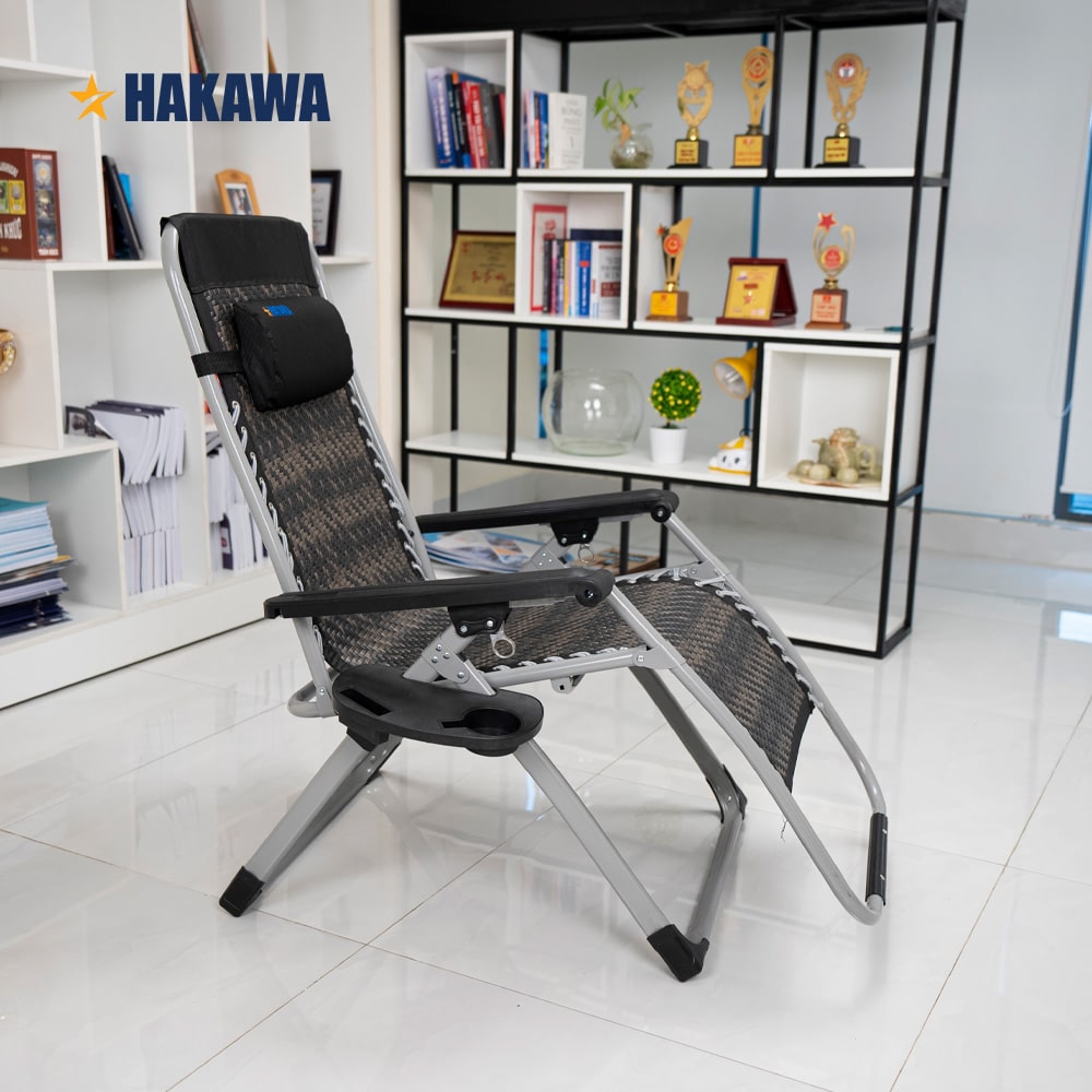 Ghế xếp thư giãn hạng sang HAKAWA - HK-G21P New - - Bảo hành chính hãng 2 năm - Hàng nhập khẩu