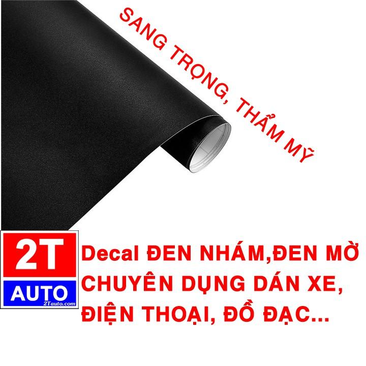 Cuộn decal ĐEN NHÁM, ĐEN MỜ dán trang trí ô tô xe máy, điện thoại