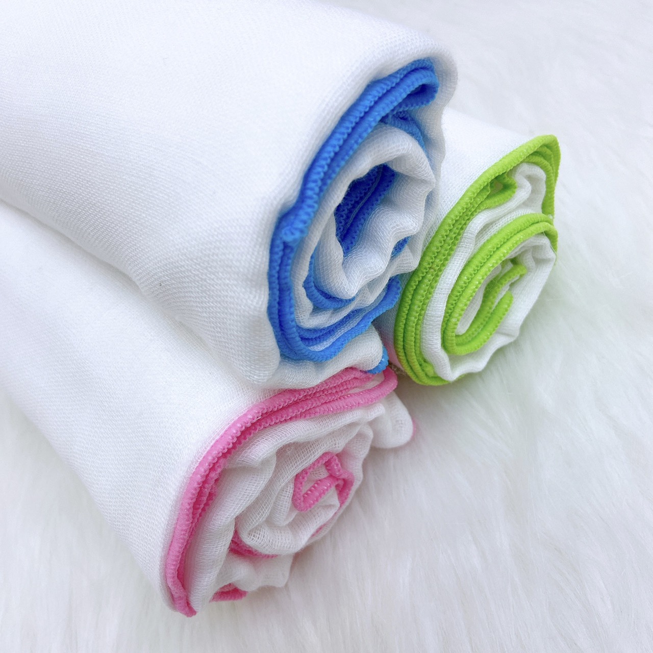 Hộp 2 khăn xô tắm Mipbi cotton cao cấp HM02 4 lớp/6 lớp kích thước 75x85cm