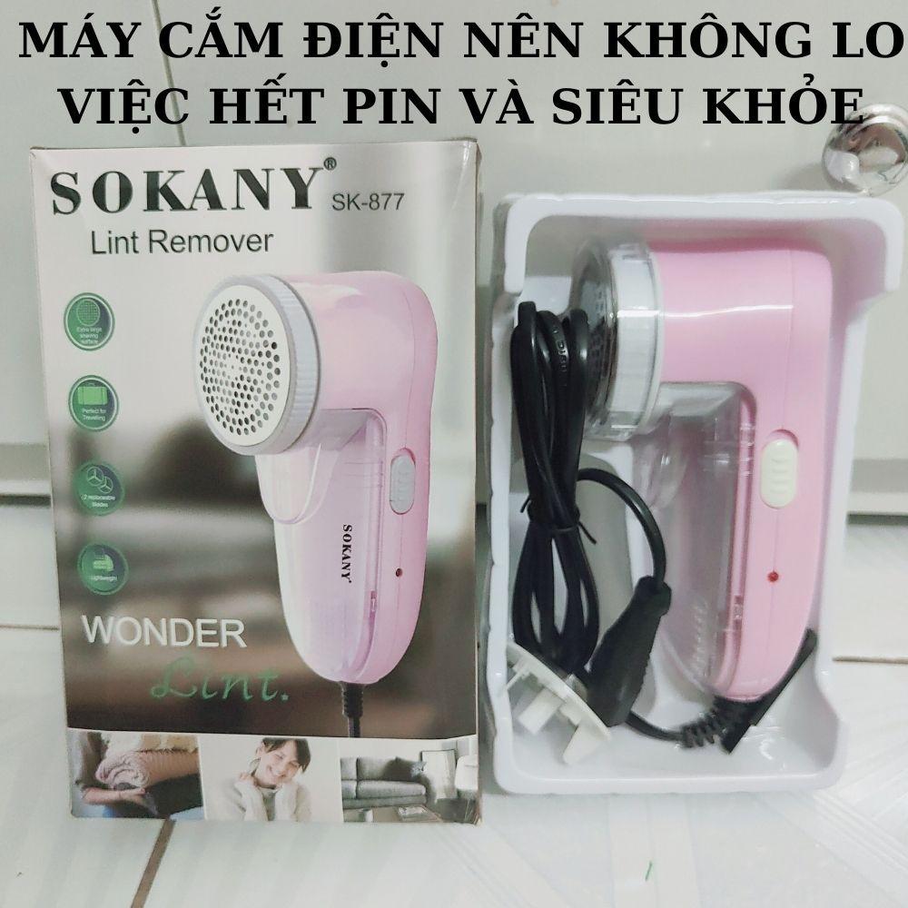 Máy cắt lông xù quần áo cầm tay Sokany  cao cấp