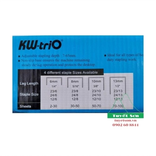 Máy bấm kim 50LA Kw-Trio