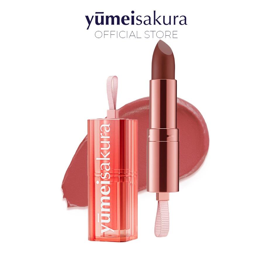 Son Thỏi Lì Mịn Chotto Matte Yumeisakura Cam Nâu Đất Bronze Orange Pink Lipstick - YMS16 3.5g