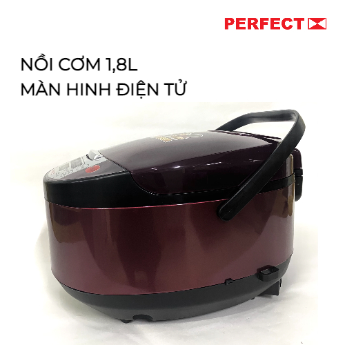 NỒI CƠM ĐIỆN TỬ PERFECT PF-C208 900W HÀNG CHÍNH HÃNG