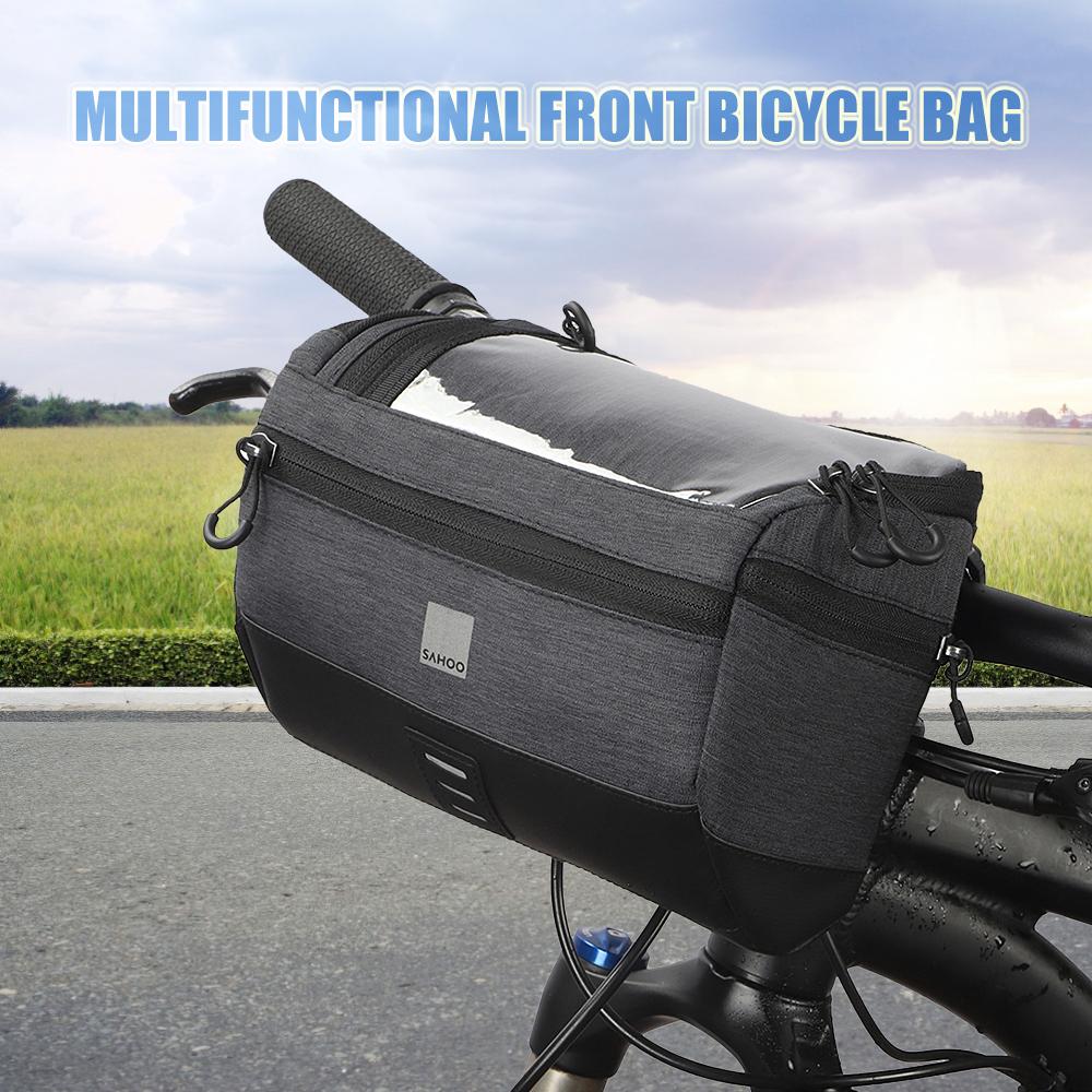 Túi xe đạp đa chức năng, được làm từ chất liệu polyester cao cấp, chống nước và chống rách