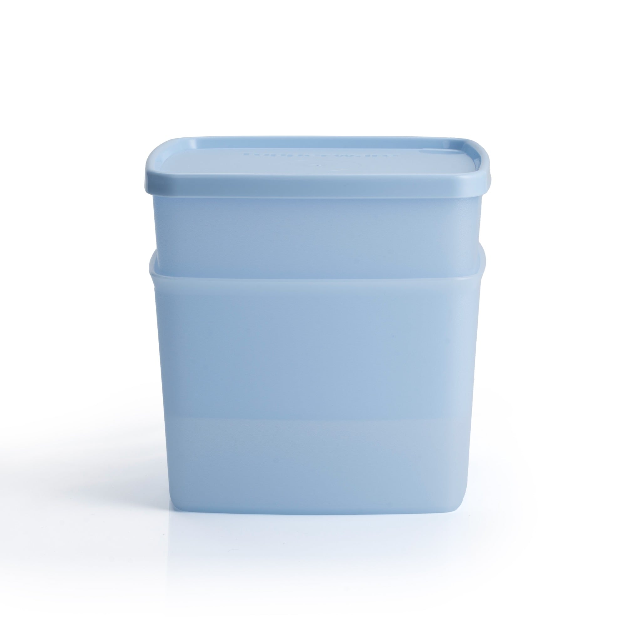 Bộ 2 hộp đựng thực phẩm Tupperware trữ khô và mát Stacking Square Medium 800ml