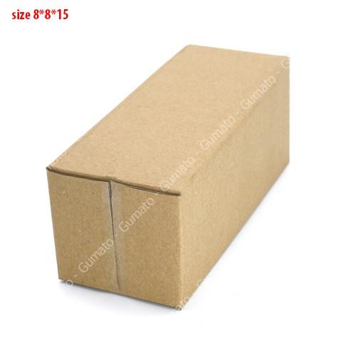 Hộp giấy P8 size 8x8x15 cm, thùng carton gói hàng Everest