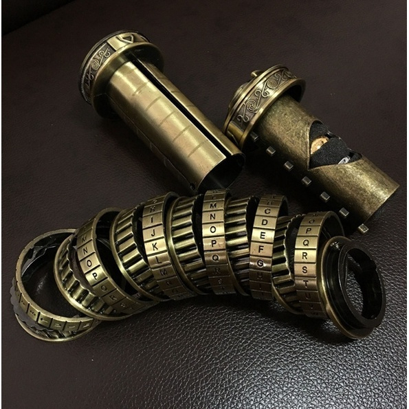 Hộp MÂT MÃ Da Vinci - Đồ chơi trí tuệ_Thử thách trí não- Puzzle_Khóa Khổng Minh_Hack não & Xoắn não_IQ Toys_Giải đố