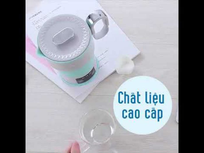 Ấm Nước Silicone Khử Clo Cao Cấp - tặng kèm cốc silicone gấp gọn