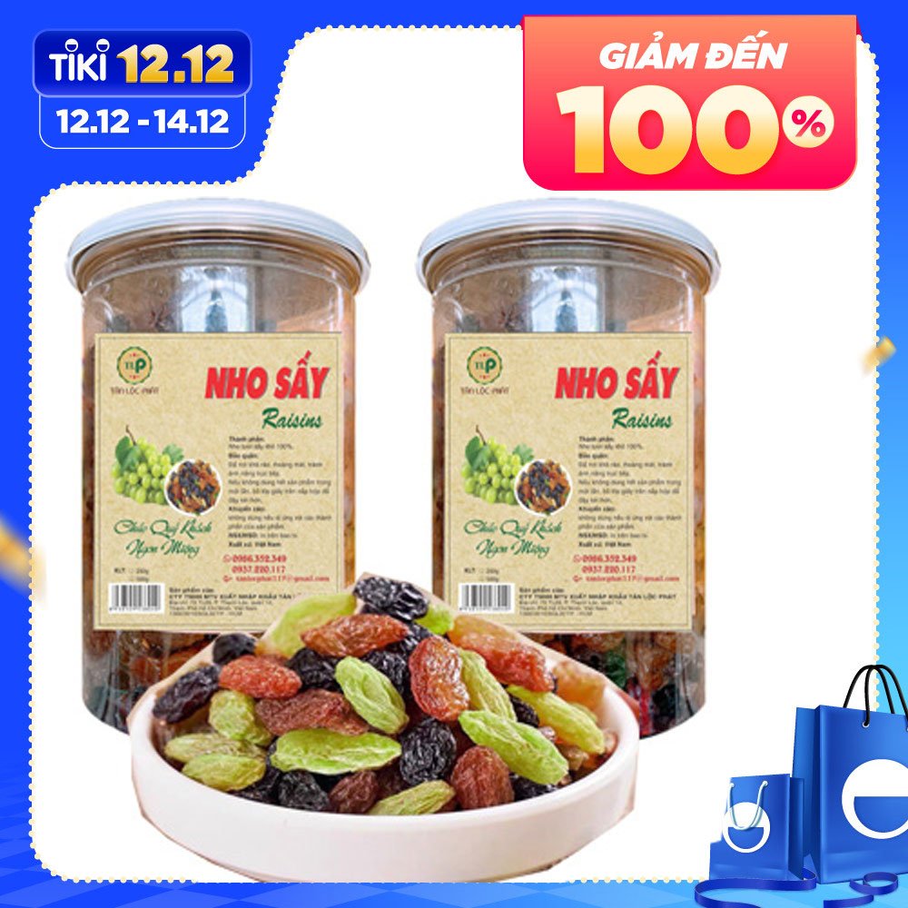 1KG NHO SẤY KHÔ 3 MÀU CHILE SIÊU HẤP DẪN TLP - COMBO 2 HŨ