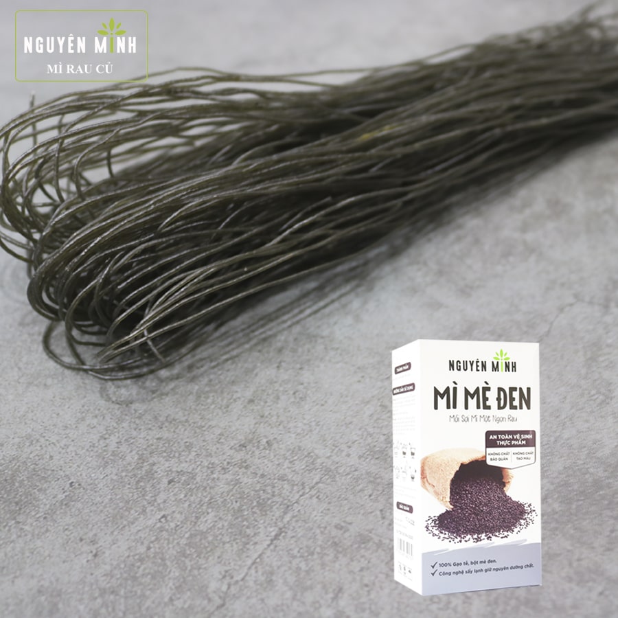 Mì rau củ Nguyên Minh vị mè đen hộp 300gram