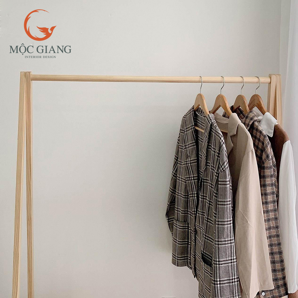 Giá Treo Quần Áo Chữ A 1 Tầng Size S Kiểu Dáng Hàn Quốc - Nội Thất Mộc Giang