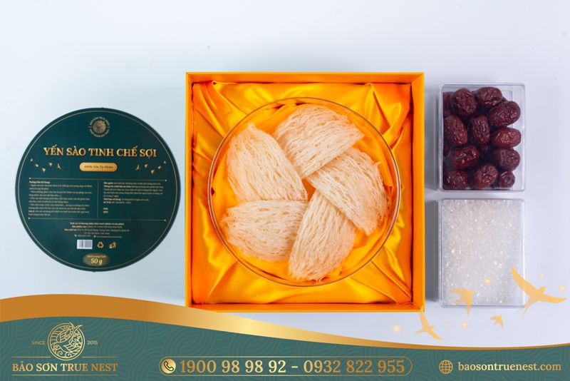 Tổ Yến Tinh Chế Sợi - Hộp 50gr - Bảo Sơn True Nest