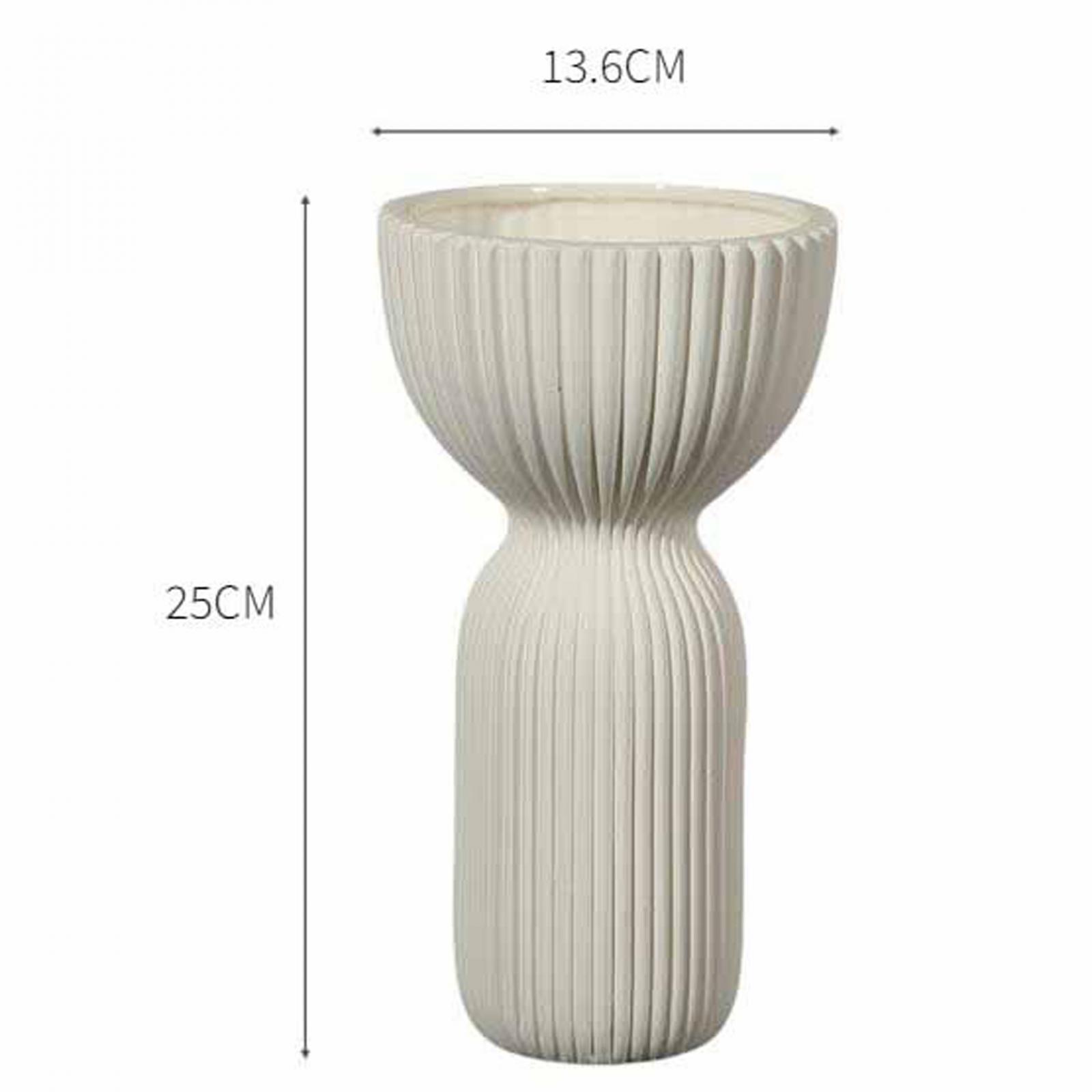 Ceramic Vase Nordic Collectible Flower Pot for Wedding Party Indoor Tabletop